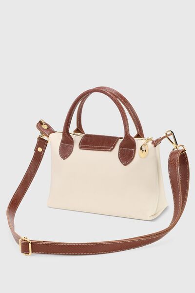 Housebags Beige Cream Bag - Versatile, Leather and Crossbody