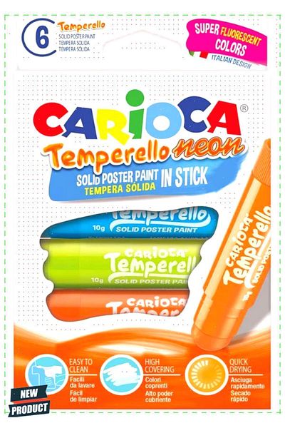 OMZ Phosphorescent Temperello Stick Poster - 6-Piece Girl and Boy Toy Montessori Set