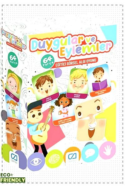 OMZ 1Pcs Emotion and Actions-Ca Games Boys Girls Kids Toys Educational Montessori Toys