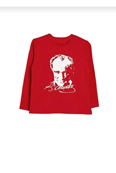 Genel Markalar UNİSEX 29 EKİM 23 NİSAN 10 KASIM  UZUN KOLLU PENYE ATATÜRK TİŞÖRT