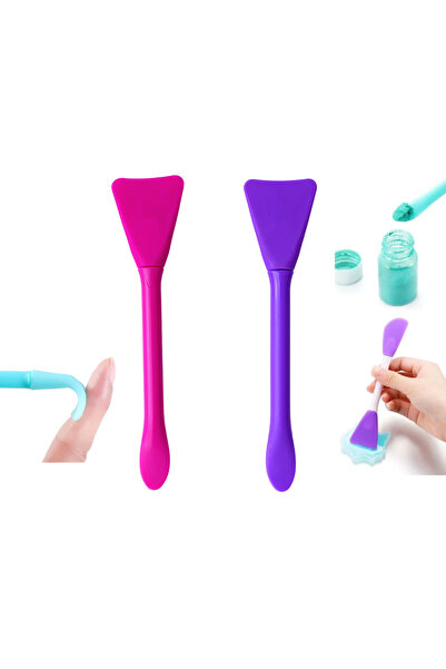 Lesvip's Çok amaçlı silikon maske & krem & ağda sürme fırçası 2 adet