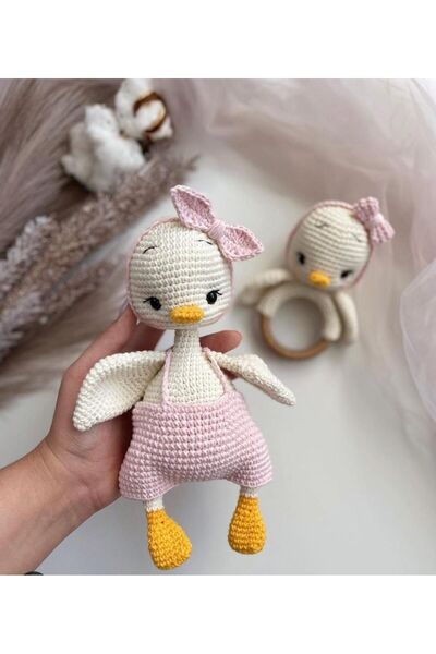 ev atölyem Amigurumi sevimli kaz