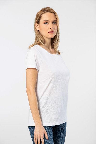 Wtshirt Tricou de damă London White Basic