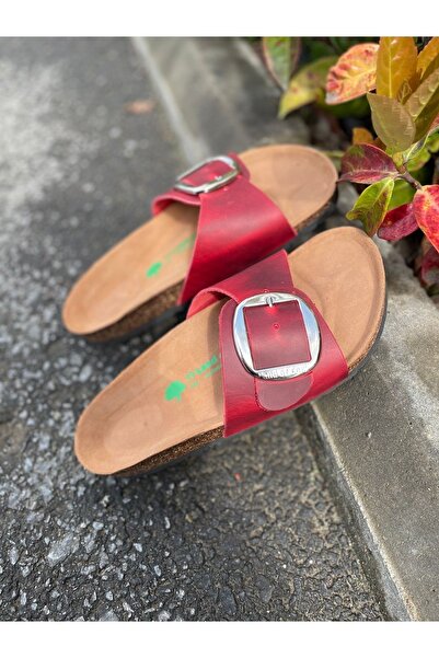 Land of Cork Minerva Genuine Leather Anatomical Cork Sole Slippers