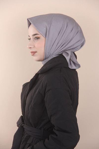 HAREM SCARF ΓΚΡΙ Κασκόλ Harem Κασκόλ Almira Monogram