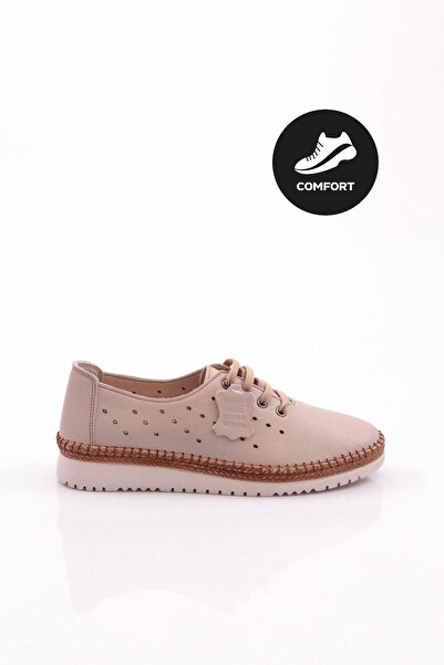 DGN P57 Women's Lace-Up Casual Shoes Genuine Leather