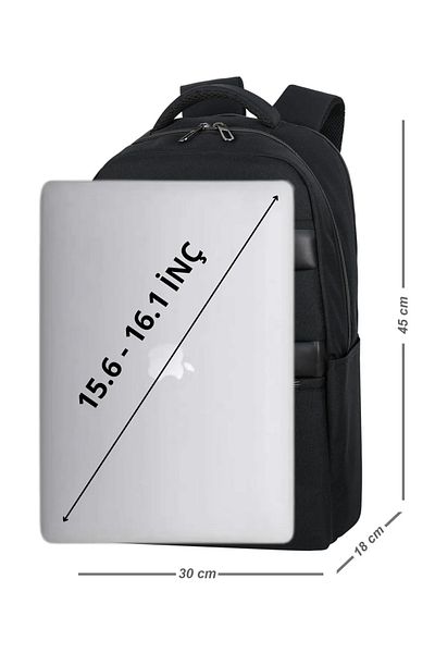 ATHLETIC Premium Backpack - Θήκη Laptop, Μαύρο, 15,6-16" Inc LFR20605