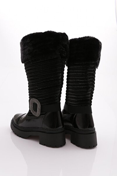 DGN Kadın Çizme Siyah Paraşüt 712221027