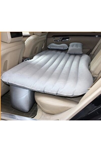 Generic Brand Gray Inflatable Mattress - Car and Camping Mattress, Electric P...