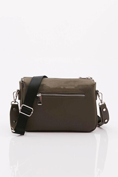 DGN Γυναικεία τσάντα χιαστί πολλαπλών ματιών Χακί 1372856