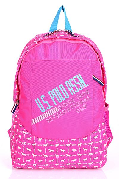 U.S. Polo Assn. Πόλο Ασν. 21123 - Ροζ σχολικό σακίδιο