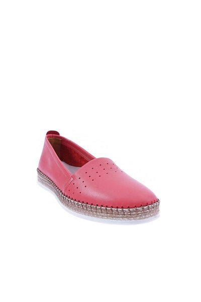 DGN P25-22y Women's Anatomical Leather Shoes - Genuine Leather Red