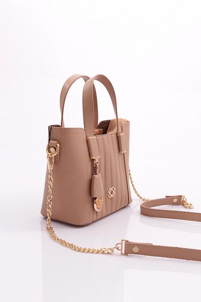 DGN Nude 602 Women's Wallet Attached Bag