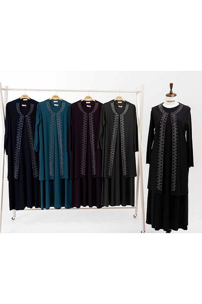 HESNA 5510 Model Benden Hesna Set rochie și vestă