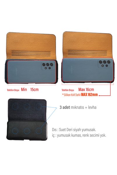 EXENAR iPhone 6 Plus - iPhone 6S Plus Compatible Belt Belt Case Waist Bag Phone Case
