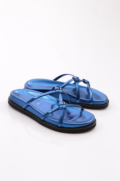 DGN Sax Blue Signora - 3005 Γυναικείες Παντόφλες με Λεπτό Λουράκι