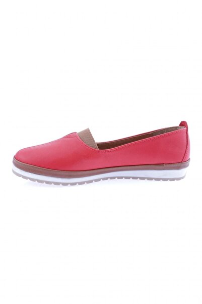 DGN 803-d-22y Red Genuine Leather Women's Comfort Shoes