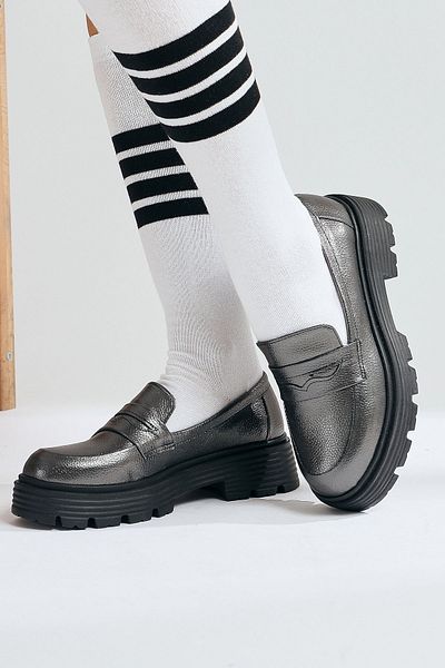 Limoya Pantofi Oxford pentru femei Gerta Platinum Skin