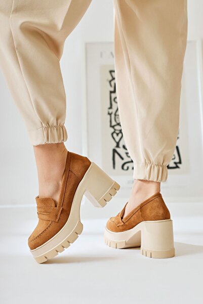 Limoya Chanpen Vizon Süet Toka Detaylı Platformlu Kadın Günlük Ayakkabı