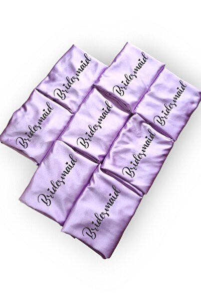 Lasilla 8 halate de domnișoară de onoare cu imprimeu liliac