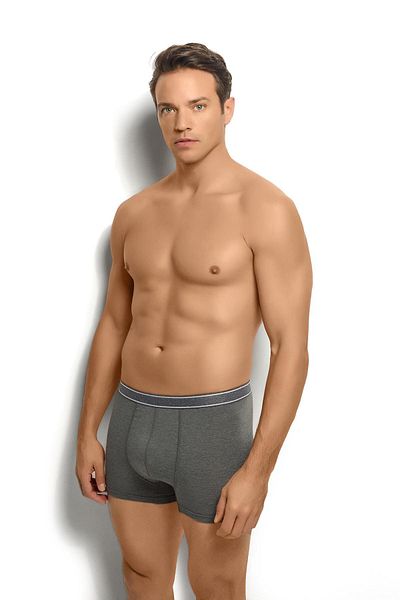 MYS GRUP TEKSTİL Ανδρικά σλιπ μπόξερ Anthracite Lycra JIBER - 277