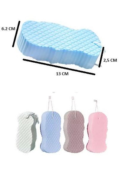optana Magic Exfoliating Sponge - Baby Bath, Shower and Frizz Soft Washcloth