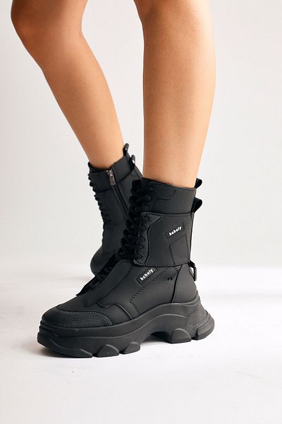 Limoya Γυναικείες μπότες Arline Black Lace-Up, Γυναικείες μπότες με κορδόνια Γυναικείες μπότες, Γυναικεία μποτάκια