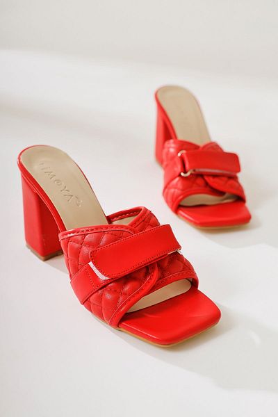 Limoya Pantofi de damă cu toc cu model Prisha Red Stud