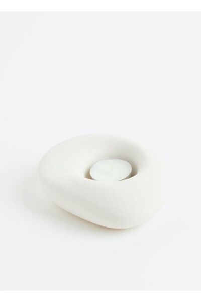 ÇAĞATÖLYE 1 Adet Hm Muadil Dokulu Düzensiz Tealight Mumluk