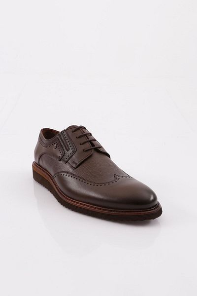 DGN Men's Eva Sole Oxford Shoes Brown Genuine Leather 451926102