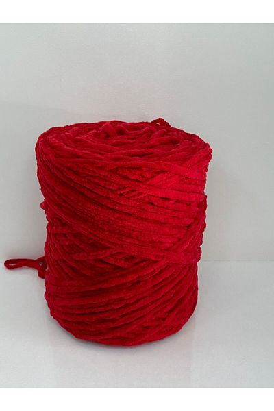 göçer Red Velvet Polyester - 0.5mm Visual Net, 300g