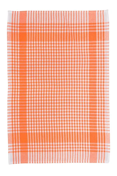 LATTE TEKSTİL 50x70 cm Orange Colored 4-Piece Nutrition and Serving Napkin - Petite Checkered Cloth