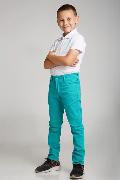 BALBEY Boy - Lycra Turquoise Trousers