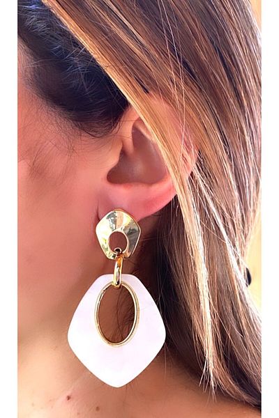 VNS Accessories Design Bone Earrings (6 cm)