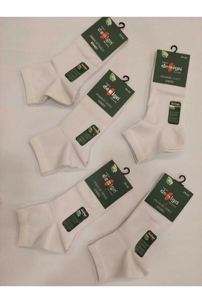 Design Socks MEN'S BAMBOO LYCRAL HALF COAT Socks 5-PACK