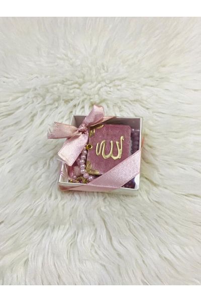 Classy Mini Quran vetesbih set powder 10 pieces