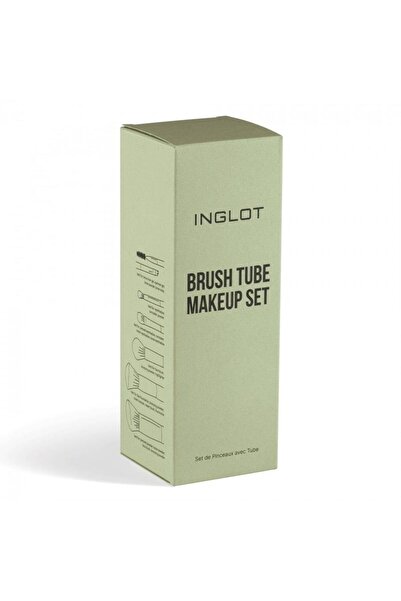 INGLOT BRUSH TUBE MAKEUP SET (GREEN)