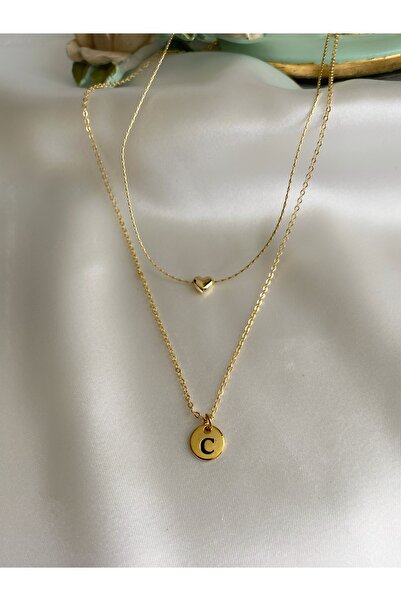 Asia by Leuvoié Kalp ve C Harfli Kolye