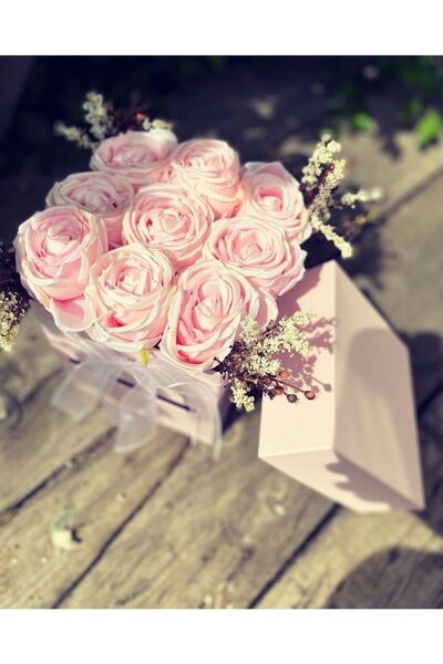 Z&B FLOWERS Sevgiliye Hediye Çekmeceli Kutuda Gül,sevgiliye Hediye,yapay Çiçe...