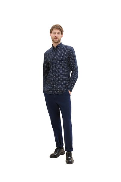 Tom Tailor Denim Popelínová tkanina - střižené potištěné tričko