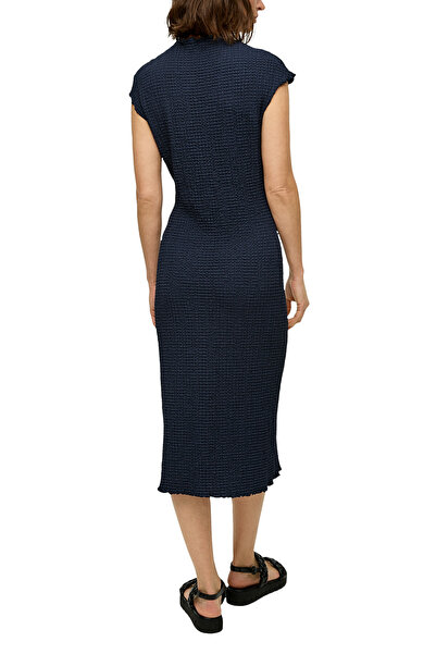 s.Oliver Midi Size Slim Fit Volants - Rundhalsausschnitt2151082