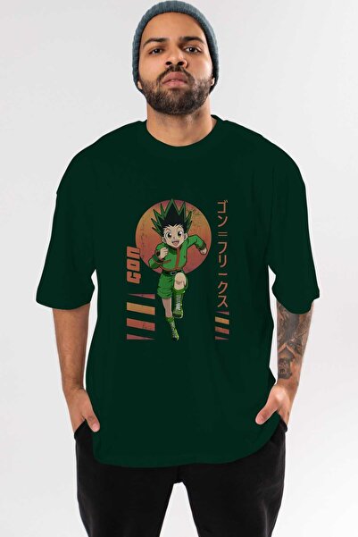 Ankhises Gon Freecss HUNTER X HUNTER 2 Tricou supradimensionat cu imprimeu în...