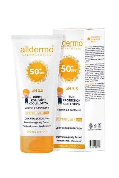 Alldermo 50 Spf Sunscreen Children's Lotion 200 ml