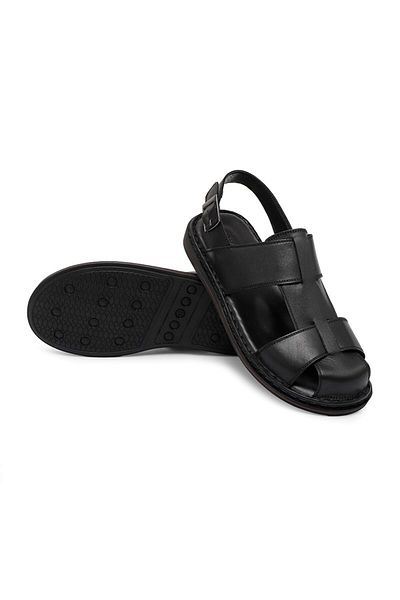 Ducavelli Messina Men's Sandals - Genuine Leather, Orthopedic Sole, Light