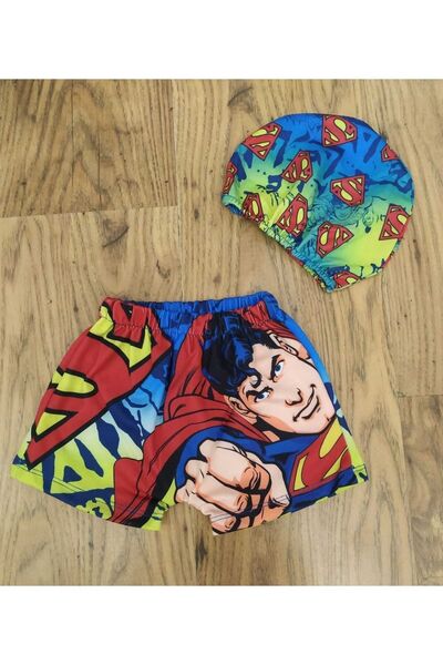 YDBKStore Boy (2-8 Years) Printed Swimsuit Suit (Swimwear Bone)