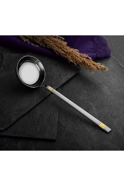 Avcı Duru Saten Gold 18/10 Stainless Steel Serving Ladle