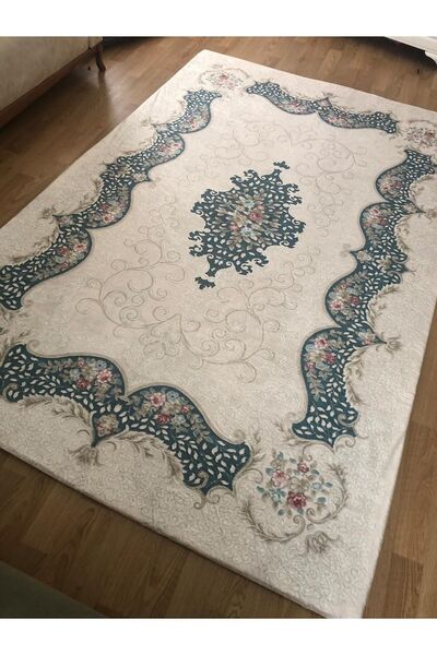MEKA TEKSTİL Ελαστικό κάλυμμα χαλιού Sultan Green Model Silk Velvet