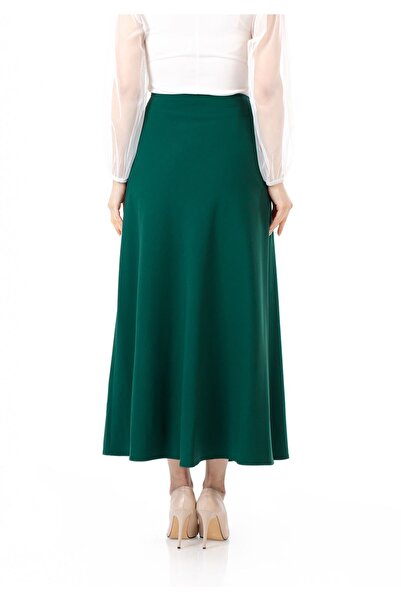 G-Line GreenMaxiSkirt - A-line, Zippered and Lined Classic