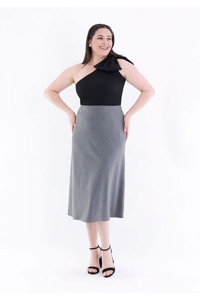 G-Line A-lineMidiGray Kilos Skirt