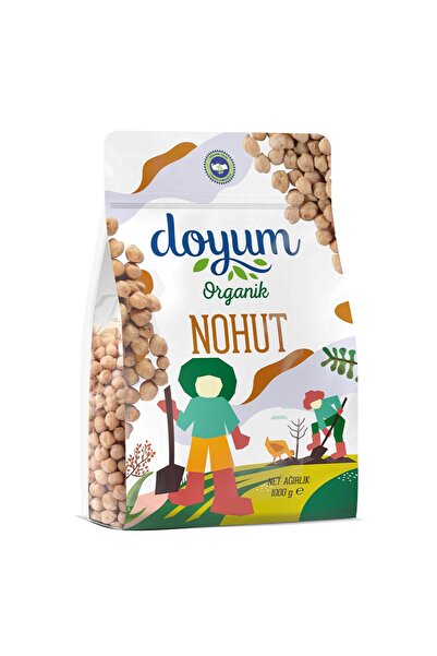 Doyum ( TOPİTOP HEDİYE ) Doyum Organik Nohut 1 Kg ( 2 ADET )